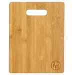 Custom 11" Bamboo Cutting Board with Handle