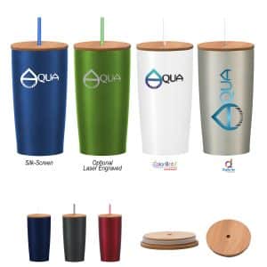 Custom 20 Oz. Himalayan Tumbler With Bamboo Lid