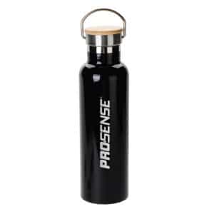 Custom 20oz Bamboo Top SS Vacuum Bottle