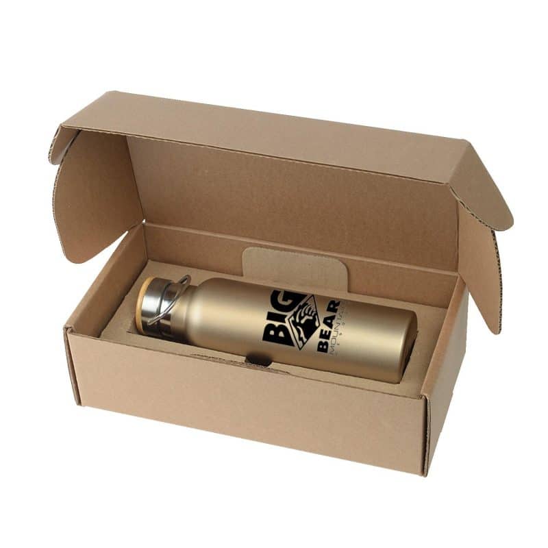 Custom 21 Oz. Breckenridge Stainless Steel Bottle w/Gift Box - 3