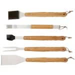 Custom 5 Piece Bamboo BBQ Set - 4