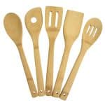 Custom 5 Piece Bamboo Cooking Utensil Set - 1