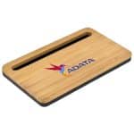 Custom 5W Bamboo Desktop Wireless Charger - 3