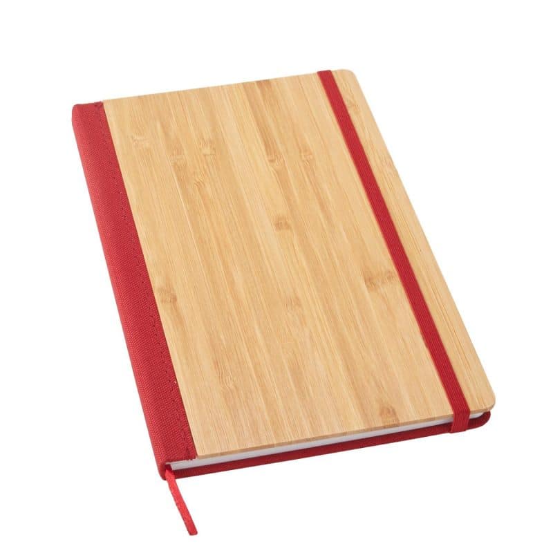 Custom 6"x 8" Bamboo Journal w/RPET Back - 1
