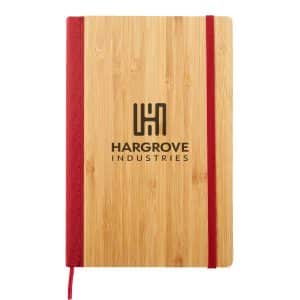 Custom 6"x 8" Bamboo Journal w/RPET Back