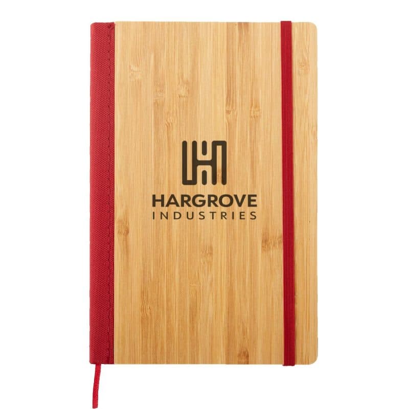 Custom 6"x 8" Bamboo Journal w/RPET Back