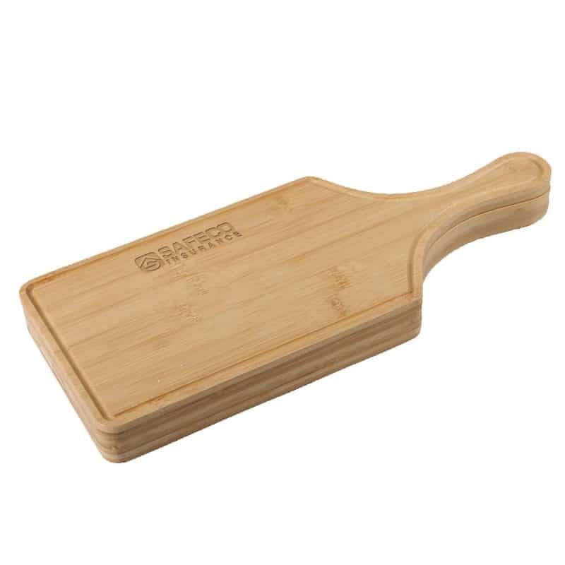 Custom 7 Piece Bamboo Wine & Cheese Cutting Board Set - 3