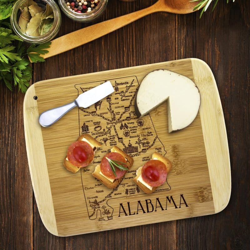 Custom A Slice of Life Alabama Serving & Cutting Board - 3