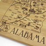 Custom A Slice of Life Alabama Serving & Cutting Board - 4