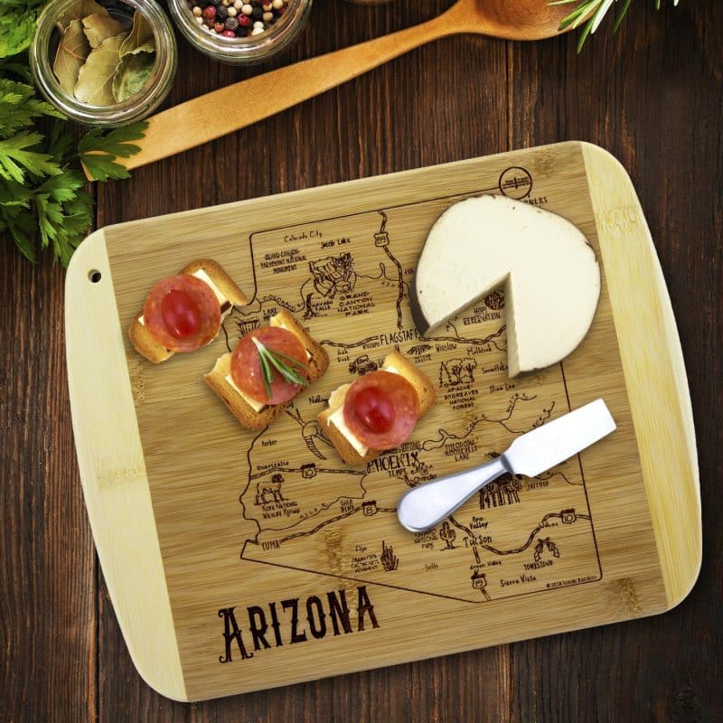 Custom A Slice of Life Arizona Serving & Cutting Board - 4