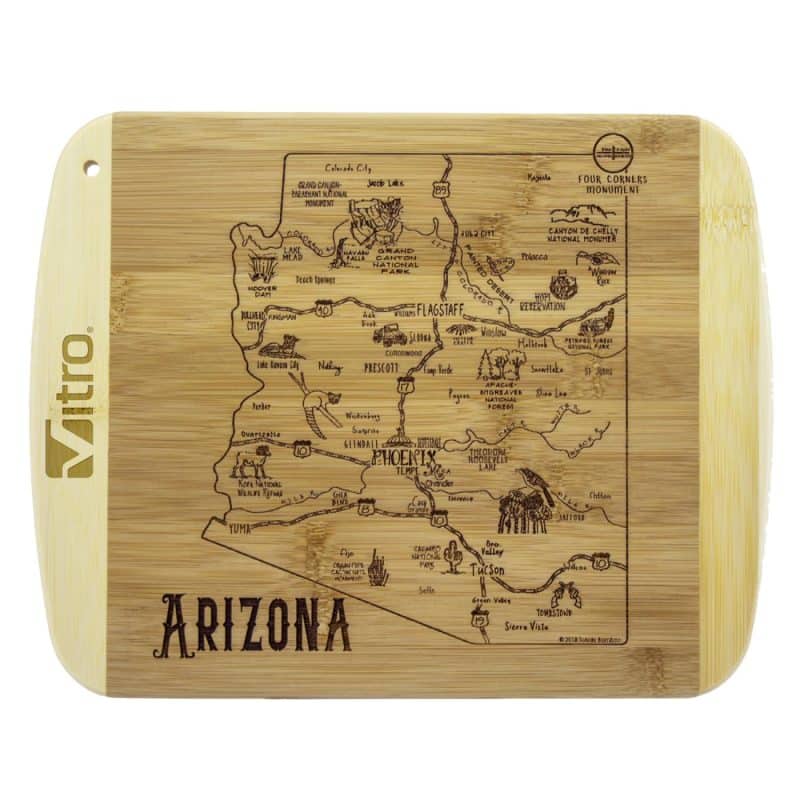 Custom A Slice of Life Arizona Serving & Cutting Board