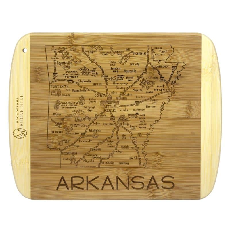 Custom A Slice of Life Arkansas Serving & Cutting Board