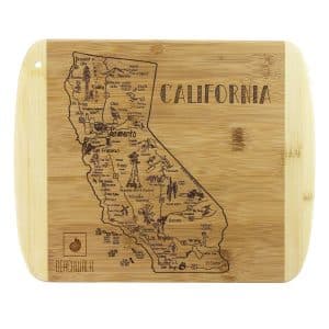 Custom A Slice of Life California Serving & Cutting Board