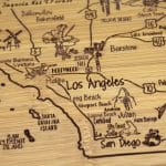 Custom A Slice of Life California Serving & Cutting Board - 5
