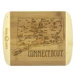 Custom A Slice of Life Connecticut Serving & Cutting Board