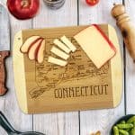 Custom A Slice of Life Connecticut Serving & Cutting Board - 3