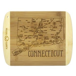 Custom A Slice of Life Connecticut Serving & Cutting Board