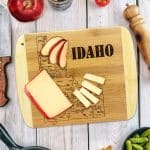 Custom A Slice of Life Idaho Serving & Cutting Board - 1