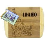 Custom A Slice of Life Idaho Serving & Cutting Board - 2