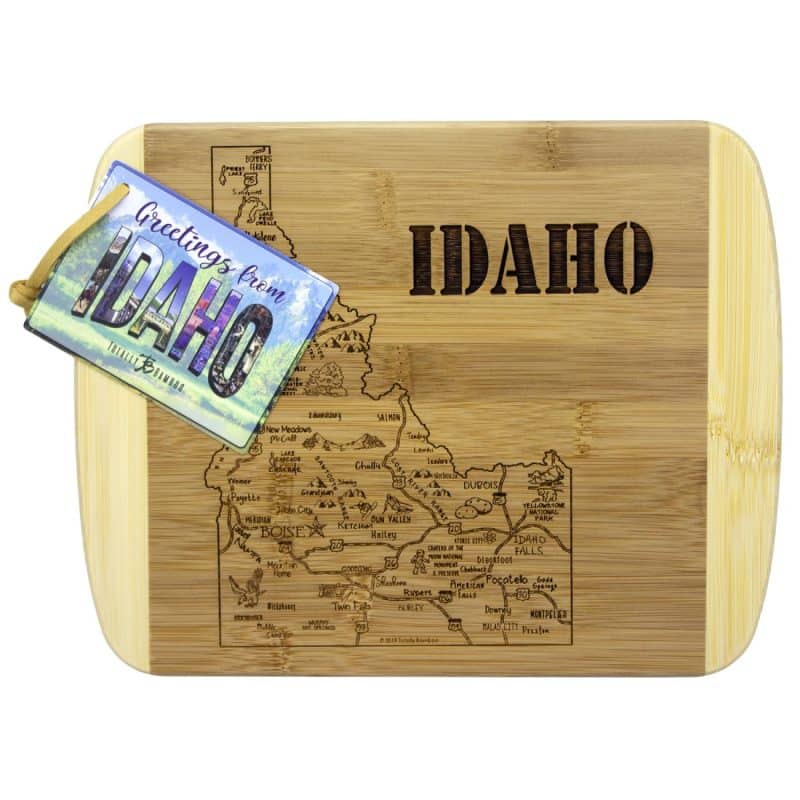 Custom A Slice of Life Idaho Serving & Cutting Board - 2