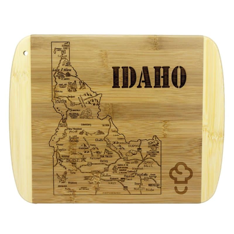 Custom A Slice of Life Idaho Serving & Cutting Board