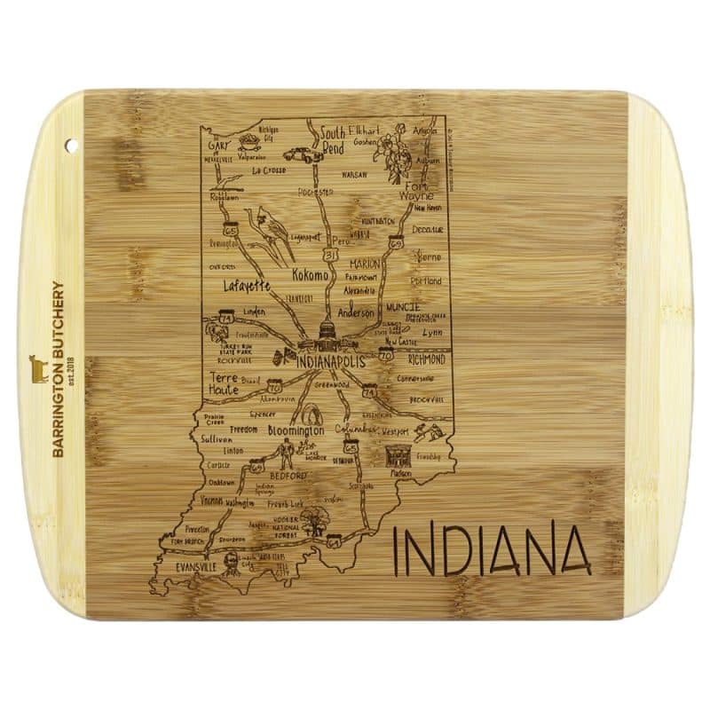 Custom A Slice of Life Indiana Serving & Cutting Board - 3