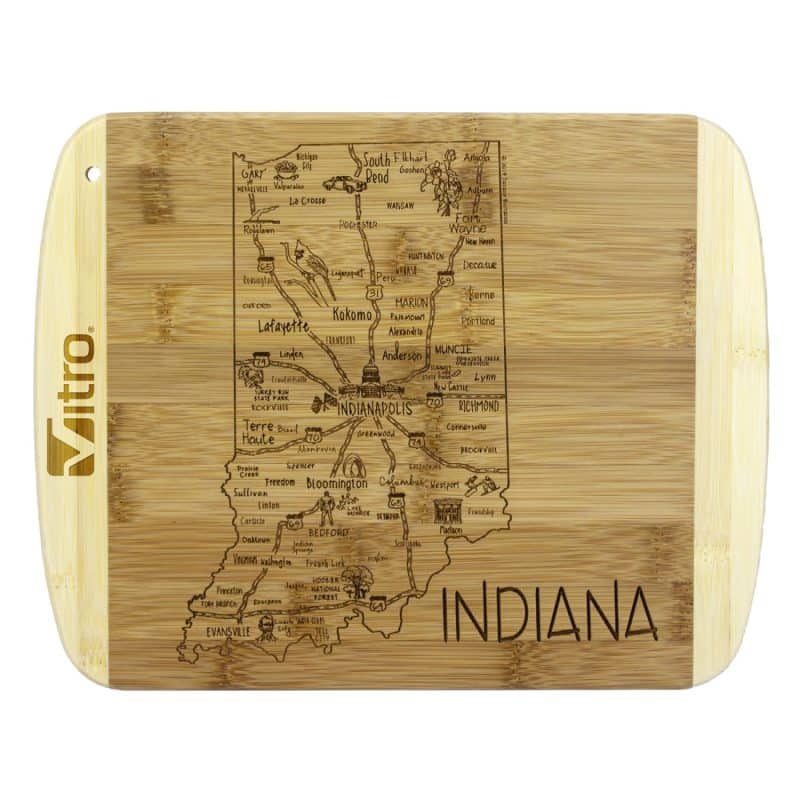 Custom A Slice of Life Indiana Serving & Cutting Board