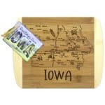 Custom A Slice of Life Iowa Serving & Cutting Board - 1