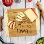 Custom A Slice of Life Iowa Serving & Cutting Board - 3