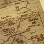 Custom A Slice of Life Kansas Serving & Cutting Board - 3