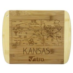 Custom A Slice of Life Kansas Serving & Cutting Board