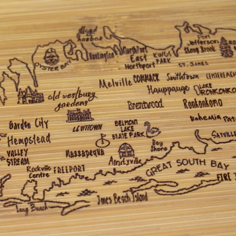 Custom A Slice of Life Long Island Serving & Cutting Board - 2
