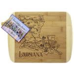 Custom A Slice of Life Louisiana Serving & Cutting Board - 1