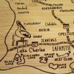 Custom A Slice of Life Louisiana Serving & Cutting Board - 3