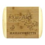 Custom A Slice of Life Massachusetts Serving & Cutting Board