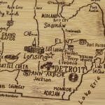 Custom A Slice of Life Michigan Serving & Cutting Board - 3