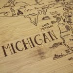 Custom A Slice of Life Michigan Serving & Cutting Board - 5