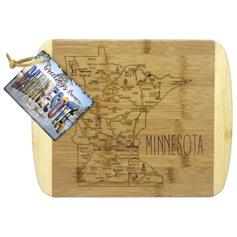 Custom A Slice of Life Minnesota Serving & Cutting Board - 1