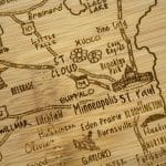 Custom A Slice of Life Minnesota Serving & Cutting Board - 2