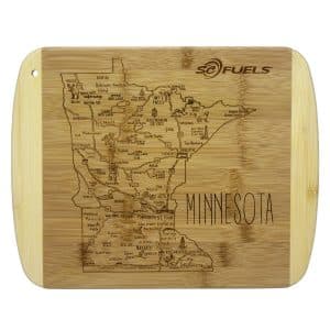 Custom A Slice of Life Minnesota Serving & Cutting Board