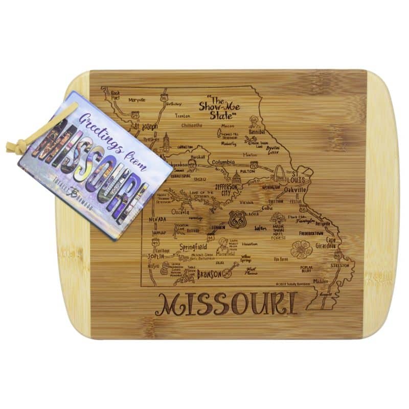 Custom A Slice of Life Missouri Serving & Cutting Board - 2