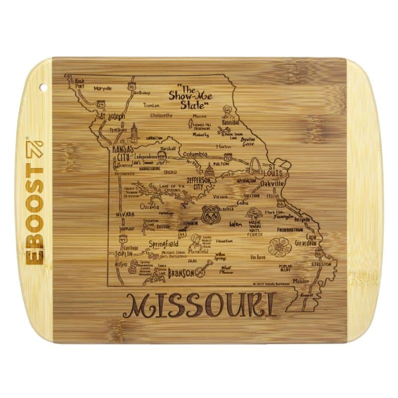 Custom A Slice of Life Missouri Serving & Cutting Board
