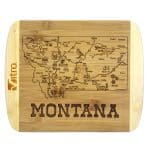 Custom A Slice of Life Montana Serving & Cutting Board
