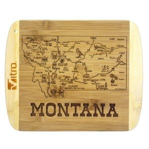 Custom A Slice of Life Montana Serving & Cutting Board