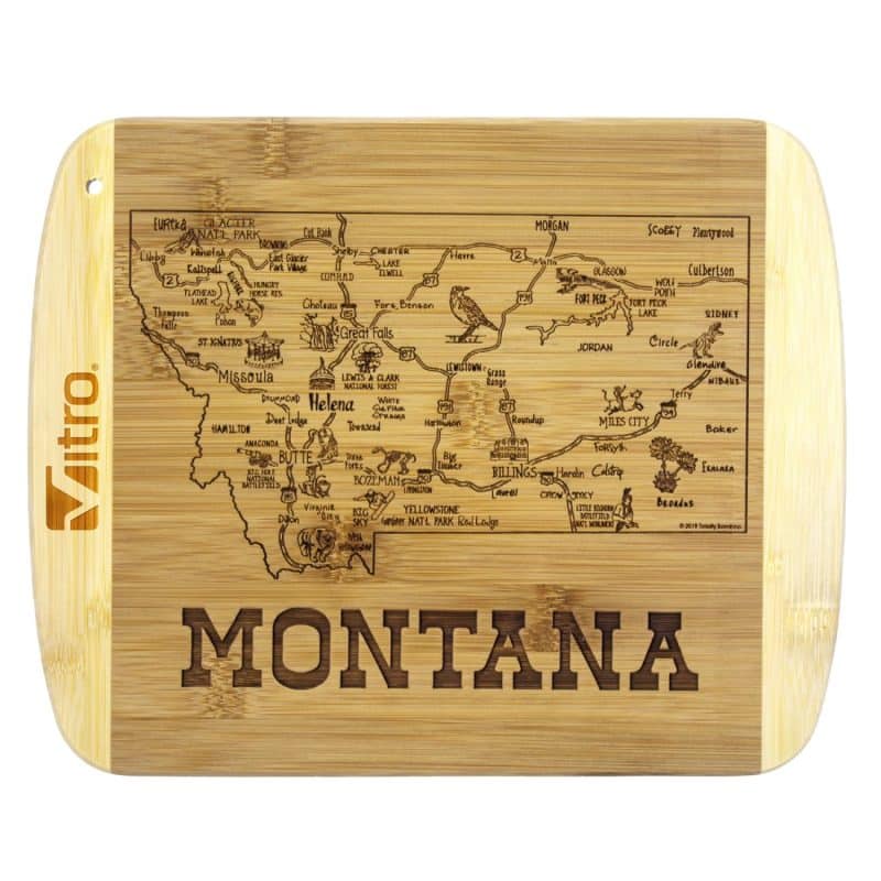 Custom A Slice of Life Montana Serving & Cutting Board