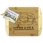 Custom A Slice of Life Nebraska Serving & Cutting Board - 1