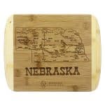 Custom A Slice of Life Nebraska Serving & Cutting Board