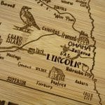 Custom A Slice of Life Nebraska Serving & Cutting Board - 2