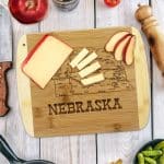 Custom A Slice of Life Nebraska Serving & Cutting Board - 3
