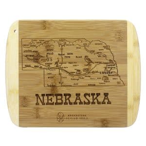 Custom A Slice of Life Nebraska Serving & Cutting Board